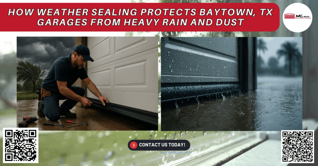 How Weather Sealing Protects Baytown, TX, Garages from Heavy Rain and Dust - Mcleod Overhead Doors and Springs