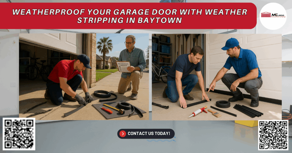 Weatherproof Your Garage Door with Weather Stripping in Baytown - Mcleod Overhead Doors and Springs